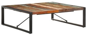 vidaXL Mesa de centro 120x120x40 cm madeira recuperada maciça