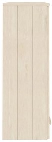 Topo p/ armário alto HAMAR 85x35x100 pinho maciço castanho-mel