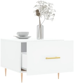 Mesa de centro 50x50x40 cm derivados de madeira branco