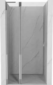 Mexen Mist L porta de duche de batente 100 cm, transparente, cromada - 8A4L-100-000-01-00