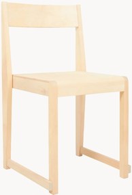 Cadeira de jantar em madeira de bétula 01