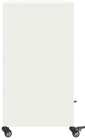 Aparador 68x39x72 cm aço branco