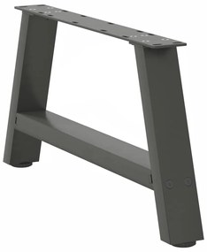 Pés para mesa de centro em formato A, 2 peças, antracite, 60x(30-31) c