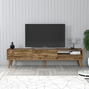 Móvel TV Valensiya – Nogal – 180x35x45 cm