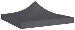 vidaXL Teto para tenda de festas 2x2 m 270 g/m² antracite