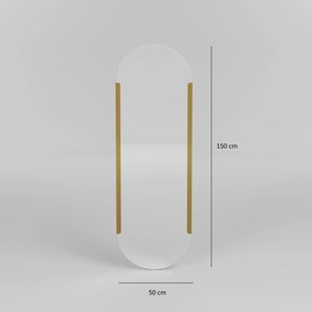 Espelho Caprice – Dourado – 50 cm x 150 cm