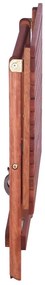 Conjunto jantar ext. infantil 4 pcs madeira de eucalipto maciça