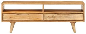 Móvel de TV 110x30x41 cm madeira de mangueira maciça