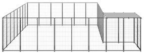 Canil 15,73 m² aço preto