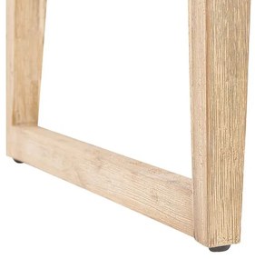 Conjunto de jardim para 6 com mesa e 2 bancos em cimento cinzento ORIA Beliani