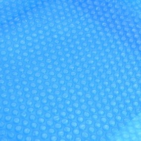 Cobertura de piscina redonda 488 cm PE azul