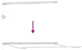 Toldo Retrátil Manual vidaXL Bege 450x350 cm