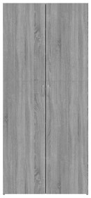 Sapateira 80x35,5x180 cm derivados de madeira cinzento sonoma