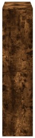 Estante 100x33x135 cm derivados de madeira carvalho fumado