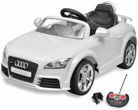 Carro Audi TT RS para crianças com controlo remoto - branco