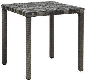 Espreguiçadeiras com mesa vime PE antracite