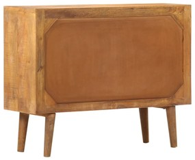 Aparador com estampagem 90x30x70 cm madeira mangueira maciça