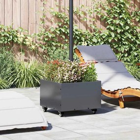 vidaXL Base de Parasol com Plantador Antracite 45 x 45 x 45 cm Aço