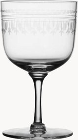 Copos de vinho em cristal artesanal Ovals, conjunto de 4