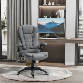 Cadeira de Escritório Urnit Reclinável com 6 Pontos de Massagem e Aque