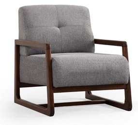 Cadeirão Athena – Cinzento Claro – 67x77x80 cm