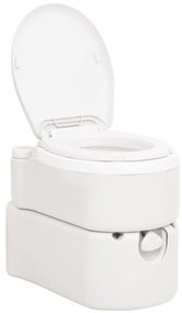 Sanita integrada p/ campismo 24+17 L PEAD e PP branco