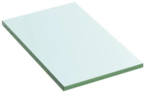 Prateleiras 2 pcs 20x12 cm vidro transparente