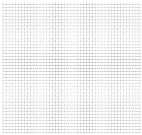 vidaXL Cerca de arame frisado aço inoxidável 100x85 cm 31x31x3 mm