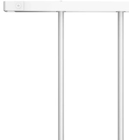 Painel de vedação aço revestido a pó 1,7x0,75 m branco
