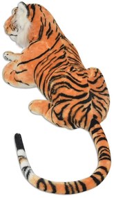 Tigre de peluche, castanho, XXL