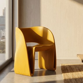 POLTRONA SAND 65X57,5X76 CM (ALTURA DO ASSENTO 45 CM) AMARELO