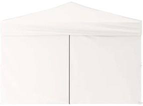 Tenda para festas dobrável com paredes laterais 3x3 m branco