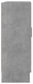 Estante 82,5x30,5x80 cm derivados de madeira cinzento cimento