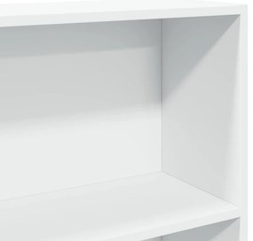 Estante 80x24x176 cm derivados de madeira branco