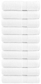 Toalhas de banho premium SOLUND 10pcs 100x150cm 600 gsm branco