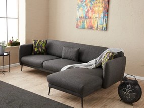 Sofá-Cama de Canto Venus – Antracite – 265x80x163 cm