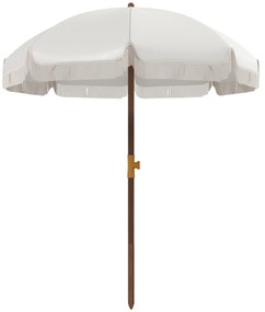 Chapéu de Sol de Praia Ø190x210 cm Chapéu de Sol para Terraço com 8 Va