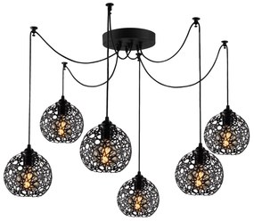 Candeeiro de Teto Fellini – Preto – 137 x 137 cm