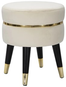 BANCO PARIS CREME/OURO CM Ø 35X40,5