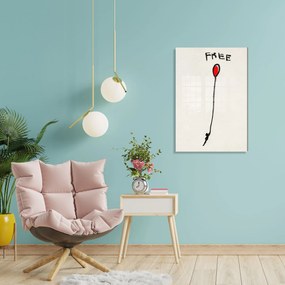 Pintura Decorativa em Vidro Temperado UV-028 – Multicolor – 70 x 100 c