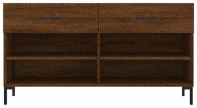 Banco sapateira 102x35x55 cm deriv. madeira carvalho castanho