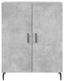 Armário alto 69,5x34x180 cm derivados de madeira cinza cimento