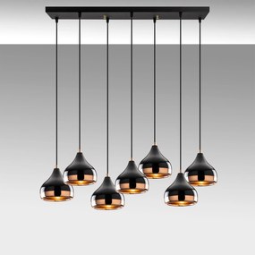 Candeeiro de Teto Yildo – Preto – 88 x 36 cm