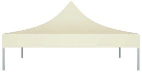 Teto para tenda de festas 2x2 m 270 g/m² cor creme