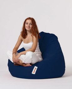 Pufe de Jardim Premium XXL – Azul Escuro – 115x130x39 cm | Tribo Home