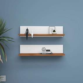 **** Prateleira de Parede Shelf – Branco – 60 cm x 15 cm x 13 cm (2 Pe