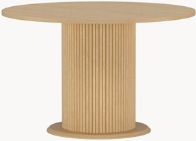 Mesa de jantar redonda com efeito de madeira Reko, Ø 120 cm