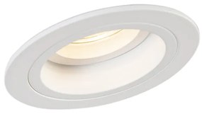 Foco embutido inteligente branco redondo inclinável Incl. Wifi GU10 - Chuck