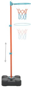 Conjunto jogo de basquetebol portátil ajustável 109-141 cm