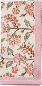 Guardanapos em algodão artesanal Gita, conjunto de 4